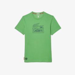 Vetements De Sport | LACOSTE T-Shirt Tennis Ultra-Dry Sport Edition Roland Garros