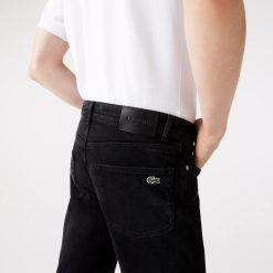 Pantalons & Shorts | LACOSTE Jean Slim Fit En Denim De Coton Stretch