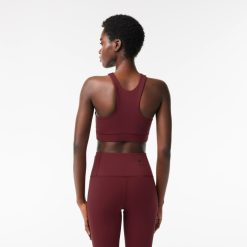 Brassieres & Leggings | LACOSTE Brassiere Femme Lacoste Quick-Dry En Polyamide Recycle Stretch