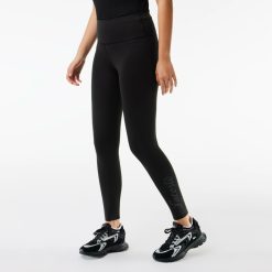 Vetements De Sport | LACOSTE Legging Sport Imprime Lacoste Stretch Ultra-Dry