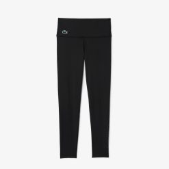 Vetements De Sport | LACOSTE Legging Sport Imprime Lacoste Stretch Ultra-Dry