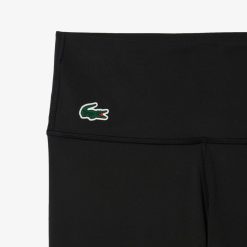 Vetements De Sport | LACOSTE Legging Sport Imprime Lacoste Stretch Ultra-Dry