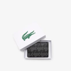 Portefeuilles & Petite Maroquinerie | LACOSTE Porte-Cartes Verticale Homme The Blend Avec Imprime Monogramme