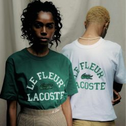 T-Shirts | LACOSTE T-Shirt Lacoste X Le Fleur En Jersey