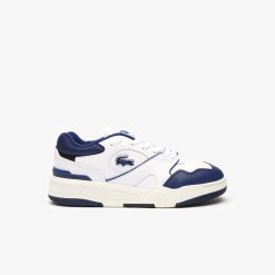 Sneakers | LACOSTE Sneakers Lineshot Femme En Cuir Talon Sigle