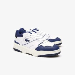 Sneakers | LACOSTE Sneakers Lineshot Femme En Cuir Talon Sigle