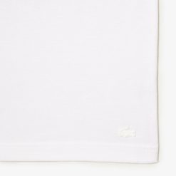 T-Shirts | LACOSTE T-Shirt Imprime En Jersey Epais De Coton