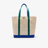 Sacs A Main & Cabas | LACOSTE Sac Cabas Summer Pack En Toile Poche Ordinateur