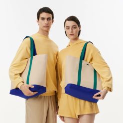 Sacs A Main & Cabas | LACOSTE Sac Cabas Summer Pack En Toile Poche Ordinateur