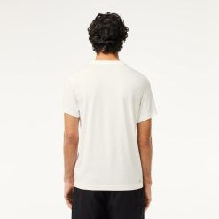 T-Shirts | LACOSTE T-Shirt Sport Ultra-Dry Avec Imprime Crocodile