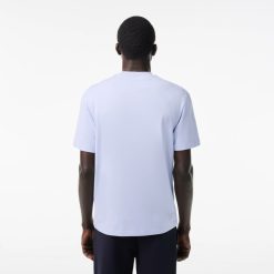 T-Shirts | LACOSTE T-Shirt En Coton Epais Imprime Balles