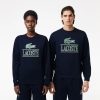 Sweatshirts | LACOSTE Sweatshirt Jogger Avec Marquage En Molleton De Coton