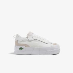 Sneakers | LACOSTE Sneakers L004 Platform Femme Lacoste En Textile Color-Block