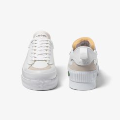 Sneakers | LACOSTE Sneakers L004 Platform Femme Lacoste En Textile Color-Block