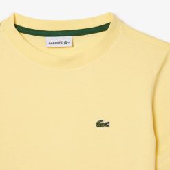 Vetements Fille | LACOSTE T-Shirt Uni En Jersey De Coton