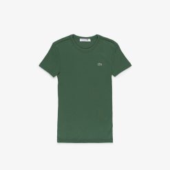 T-Shirts | LACOSTE T-Shirt Cotele Slim Fit En Coton