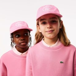 Accessoires | LACOSTE Casquette Enfant Ajustable Lacoste Avec Oeillets Contrastes