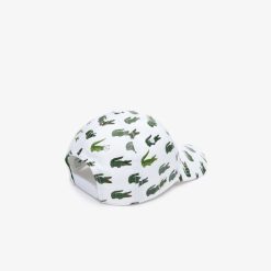 Vetements Fille | LACOSTE Casquette A Imprime Signature En Coton