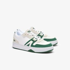 Sneakers | LACOSTE Sneakers L001 Homme En Cuir Contraste