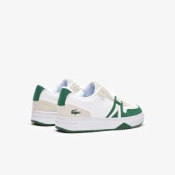 Sneakers | LACOSTE Sneakers L001 Homme En Cuir Contraste