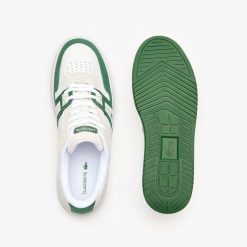 Sneakers | LACOSTE Sneakers L001 Homme En Cuir Contraste