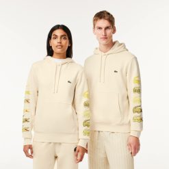 Sweatshirts | LACOSTE Sweatshirt A Capuche Avec Crocodiles Contrastes