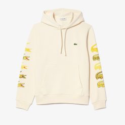 Sweatshirts | LACOSTE Sweatshirt A Capuche Avec Crocodiles Contrastes