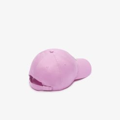 Chapeaux & Casquettes | LACOSTE Casquette Unie Ajustable Lacoste En Twill De Coton Biologique