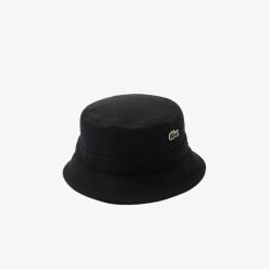 Chapeaux & Casquettes | LACOSTE Bob Unie En Pique De Coton Biologique Uni