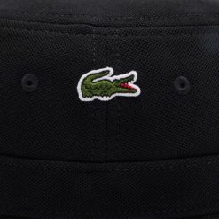 Chapeaux & Casquettes | LACOSTE Bob Unie En Pique De Coton Biologique Uni