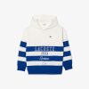 Vetements Fille | LACOSTE Sweatshirt A Capuche En Molleton Raye