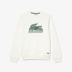 Sweatshirts | LACOSTE Sweatshirt Col Rond Homme Lacoste En Molleton