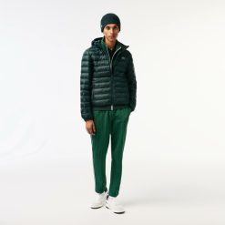 Manteaux & Vestes | LACOSTE Doudoune Homme Lacoste Matelasse Avec Capuche