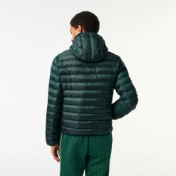 Manteaux & Vestes | LACOSTE Doudoune Homme Lacoste Matelasse Avec Capuche