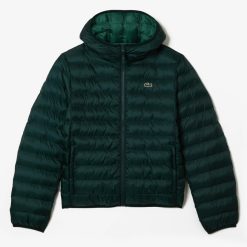 Manteaux & Vestes | LACOSTE Doudoune Homme Lacoste Matelasse Avec Capuche