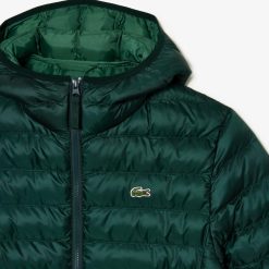 Manteaux & Vestes | LACOSTE Doudoune Homme Lacoste Matelasse Avec Capuche