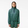 Manteaux & Vestes | LACOSTE Vareuse Oversize Fit En Taffetas Monogramme