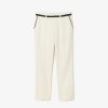 Pantalons & Shorts | LACOSTE Pantalon De Costume En Twill Premium Avec Badge