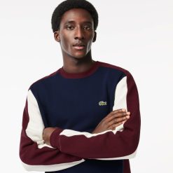 Sweatshirts | LACOSTE Sweatshirt Jogger Color-Block En Molleton Gratte