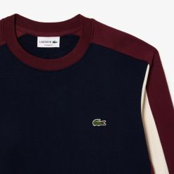 Sweatshirts | LACOSTE Sweatshirt Jogger Color-Block En Molleton Gratte