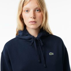 Robes & Jupes | LACOSTE Robe Sweatshirt A Capuche En Pique Double Face