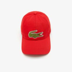 Chapeaux & Casquettes | LACOSTE Casquette Unie Ajustable Lacoste En Twill De Coton Biologique