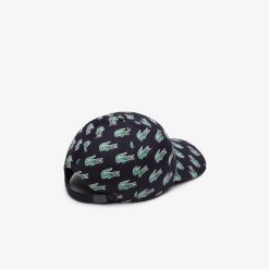 Chapeaux & Casquettes | LACOSTE Casquette Imprime Crocodile En Coton