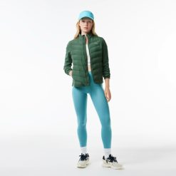 Vetements De Sport | LACOSTE Veste Femme Golf Lacoste Sport Matelassee Et Deperlante