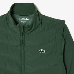 Vetements De Sport | LACOSTE Veste Femme Golf Lacoste Sport Matelassee Et Deperlante