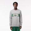 Sweatshirts | LACOSTE Sweatshirt Loose Fit Imprime Monogramme En Molleton