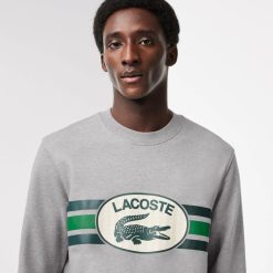 Sweatshirts | LACOSTE Sweatshirt Loose Fit Imprime Monogramme En Molleton