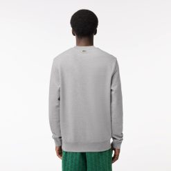 Sweatshirts | LACOSTE Sweatshirt Loose Fit Imprime Monogramme En Molleton