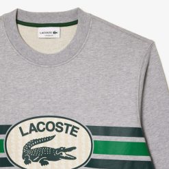 Sweatshirts | LACOSTE Sweatshirt Loose Fit Imprime Monogramme En Molleton