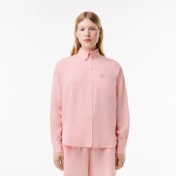 Chemises & Hauts | LACOSTE Chemise Fluide Oversize En Lyocell